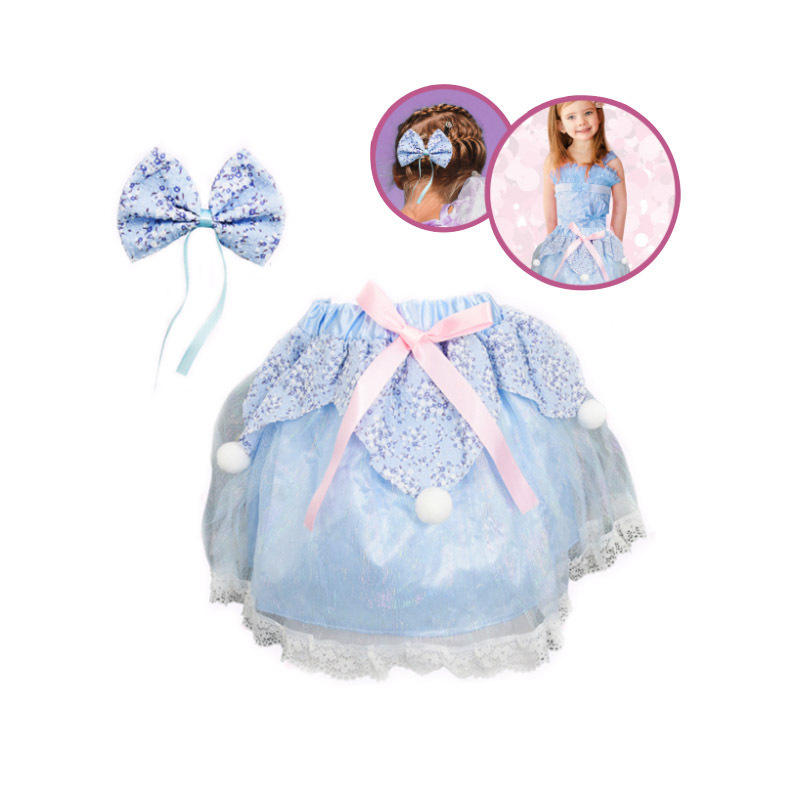 KUNYANG wholesale cheap kids party gift exquisite cosplay costume 3-5years old girls princess skirt princess toy set