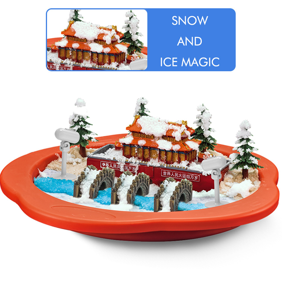 KUNYANG TOYS New Educational Snow Making Painting Toys Stem DIY Science Kit For Kids