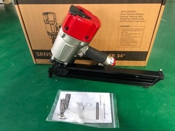 SRN9034 Pneumatic Nail Gun Framing Air Tool For Housing Construction