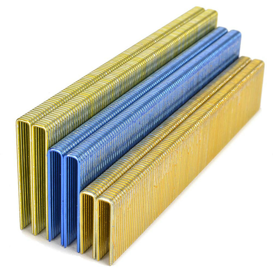 9012 colored galvanized finishing Medium Wire Staples