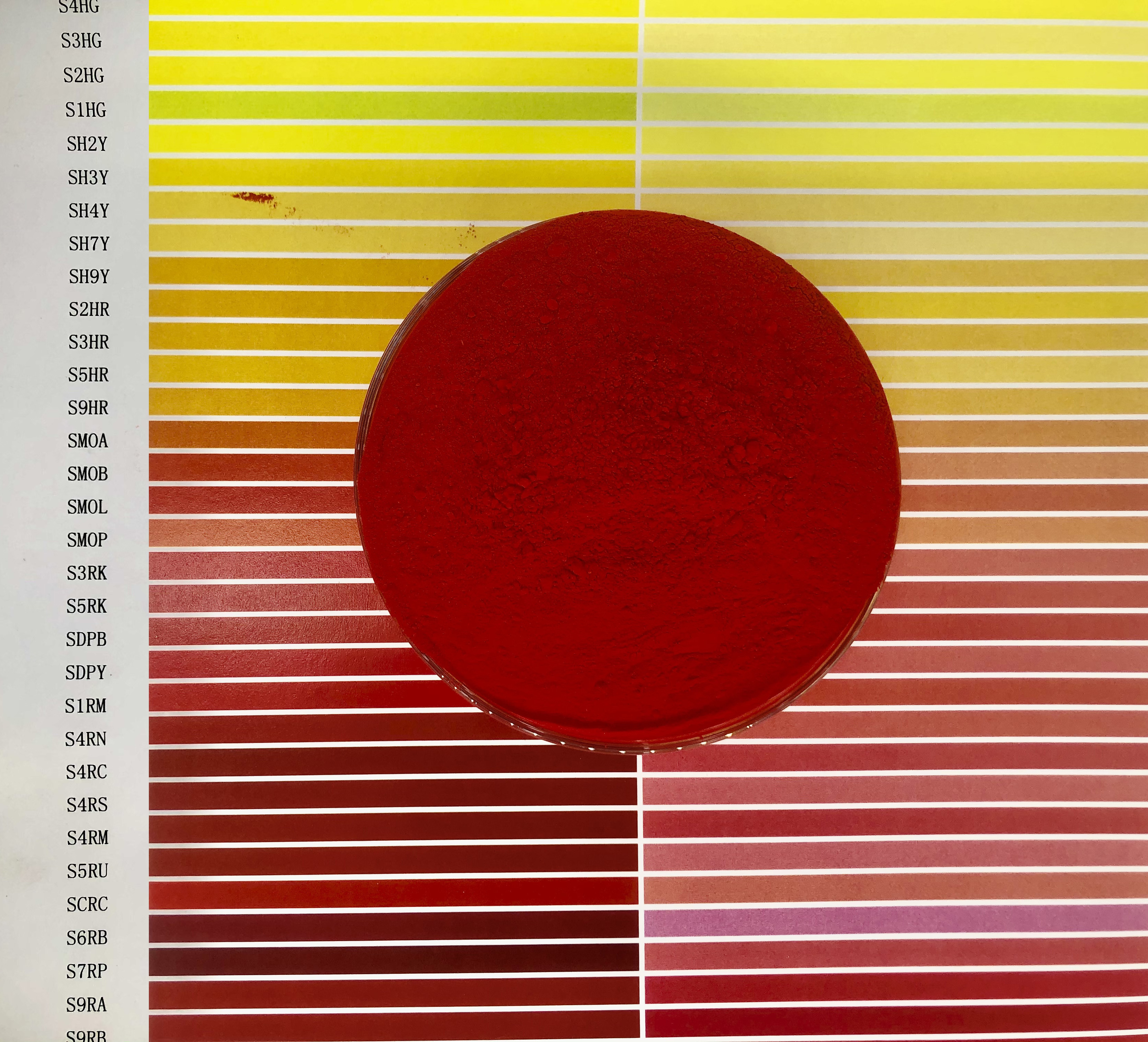 High Quality Organic Orange Pigment 34 PO 36 for Plastic Pvc Pipe solvent base ink