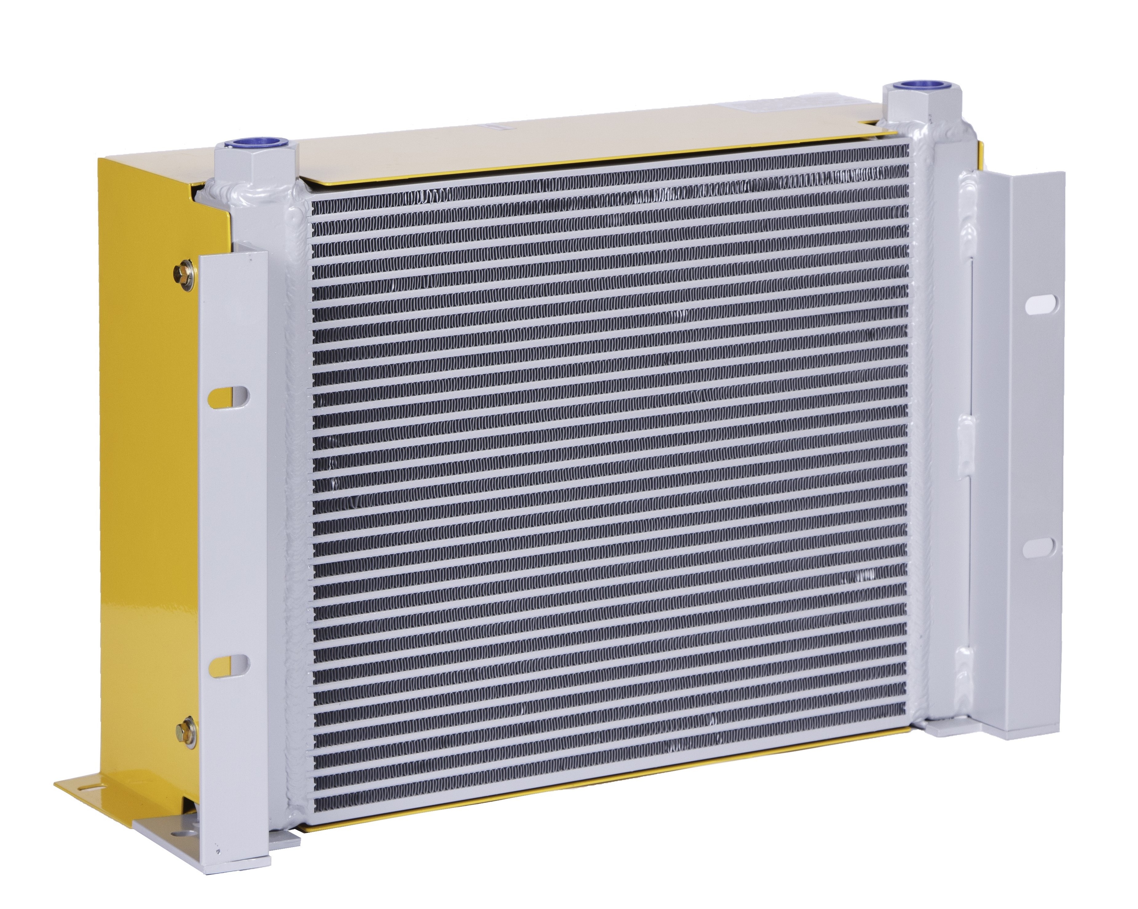 AH1417 12V 24V  AC220V AC380V Aluminum Plate Fin Heat Exchanger Hydraulic Oil Cooler With Fan