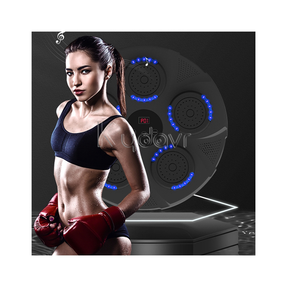 Indoor electronic mini smart onepunch boxing reaction target trainer game wall mounted music boxing machine