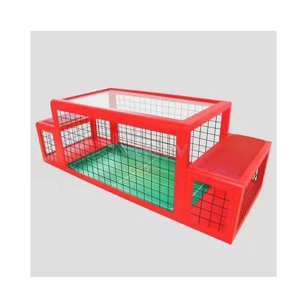 Indoor sports reaction game mini 2 chairs players speed response training arcade interactive subsoccer football table