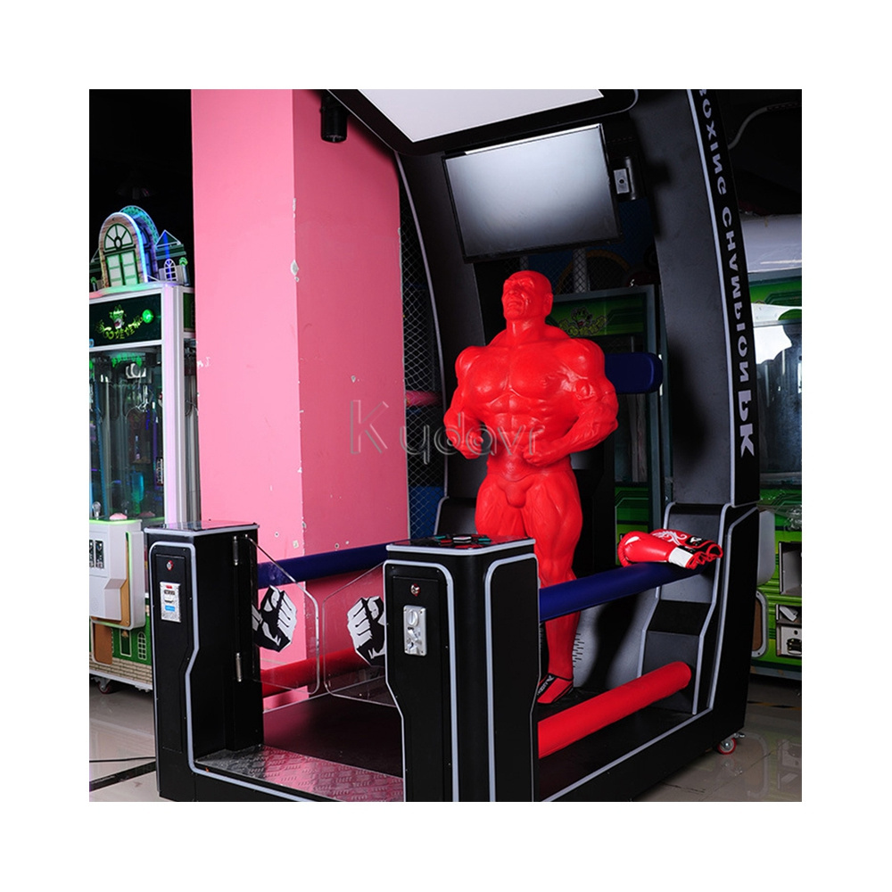 Street amusement kid's park electric coin operated ultimate big punch power arcade game boxing training machine