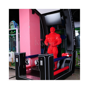 Street amusement kid's park electric coin operated ultimate big punch power arcade game boxing training machine