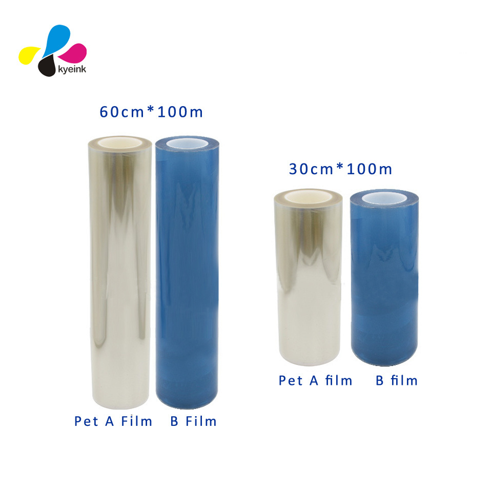 2023 Year Hot Sale  Uv Dtf Film Roll 30cm Uv Crystal Label Film Uv Dtf 30cm Roll Transferent