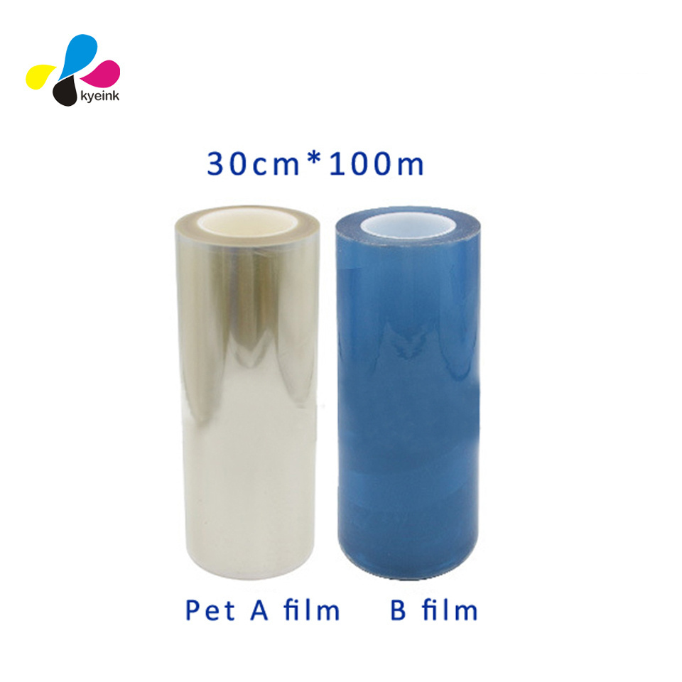 2023 Year Hot Sale  Uv Dtf Film Roll 30cm Uv Crystal Label Film Uv Dtf 30cm Roll Transferent