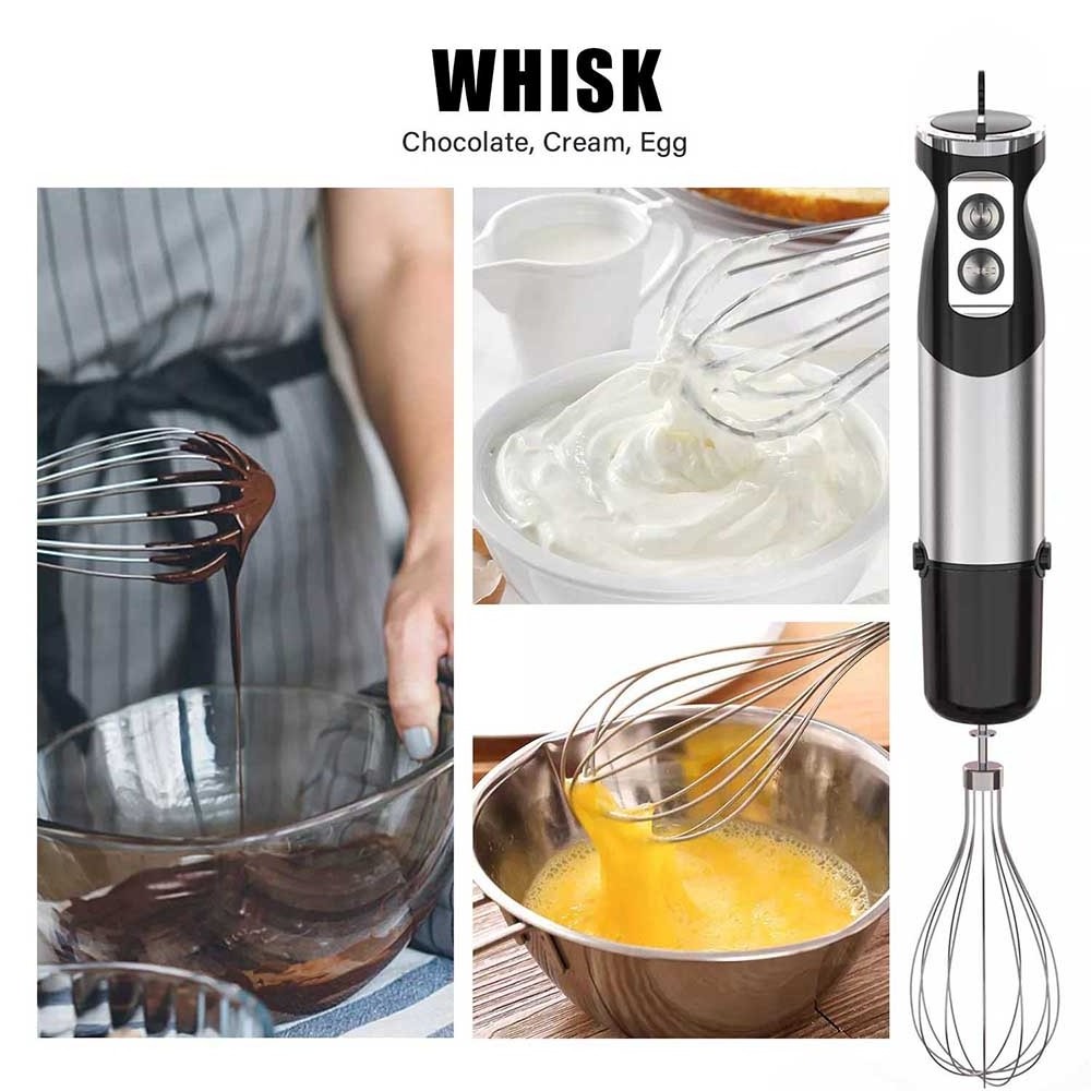 Multi-Function Handheld Food Processor and Immersion Blender 5 IN 1 MIXER HAND BLENDER Set