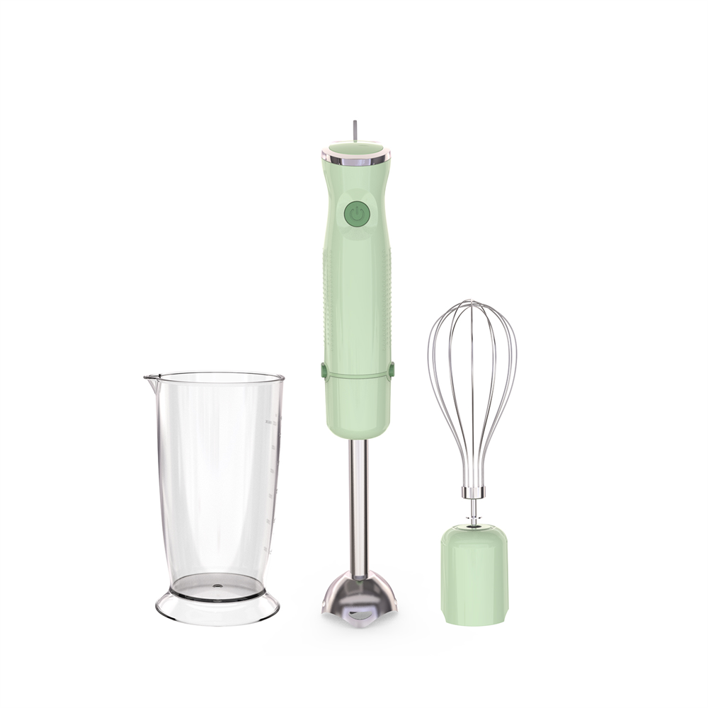 Variable Speed Control Home Kitchen OEM Milkshake Food Processor Hand Blender with Whisk Chopper Blending Cup