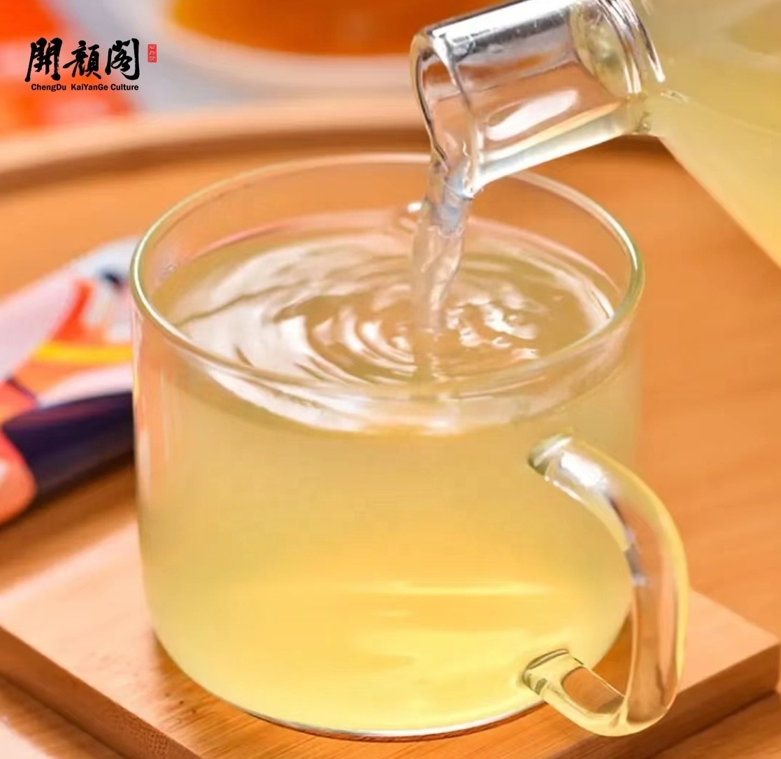 KAIYANGE wholesale OEM Instant honey ginger tea high quality Custom herbal Weight loss ginger honey whitening freckle detox tea