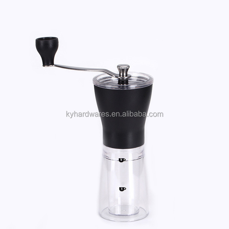 plastic manual coffee grinder