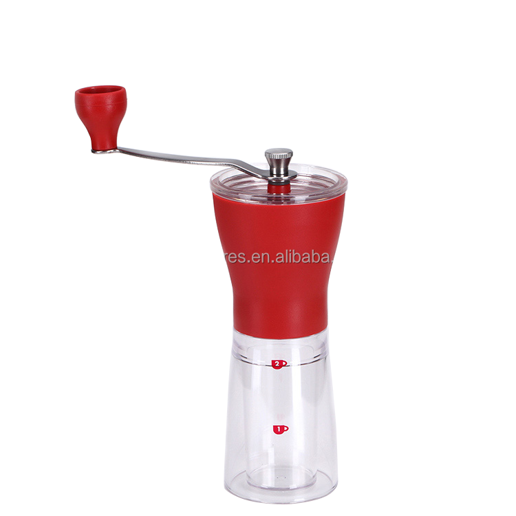 plastic manual coffee grinder