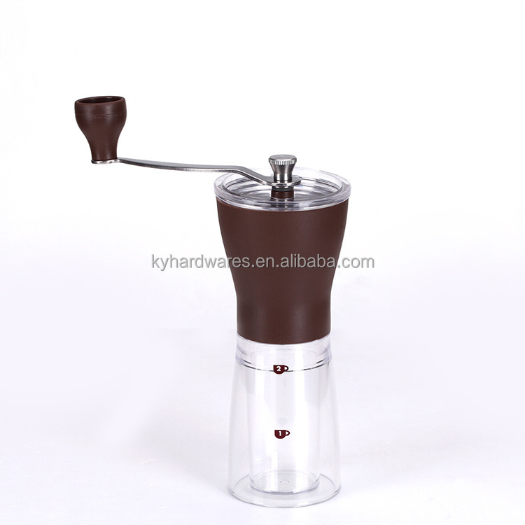 plastic manual coffee grinder