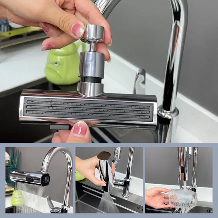 custom commercial waterfall kitchen sink taps faucets tap single hole pull out kitchen mixer faucet with pull down sprayer