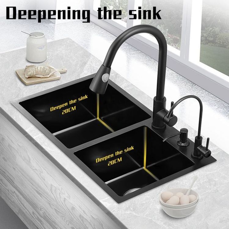 factory custom farmstyle farm house kitchen sink double bowl farmhouse apron stainless steel kitchen sink for sale in bangladesh