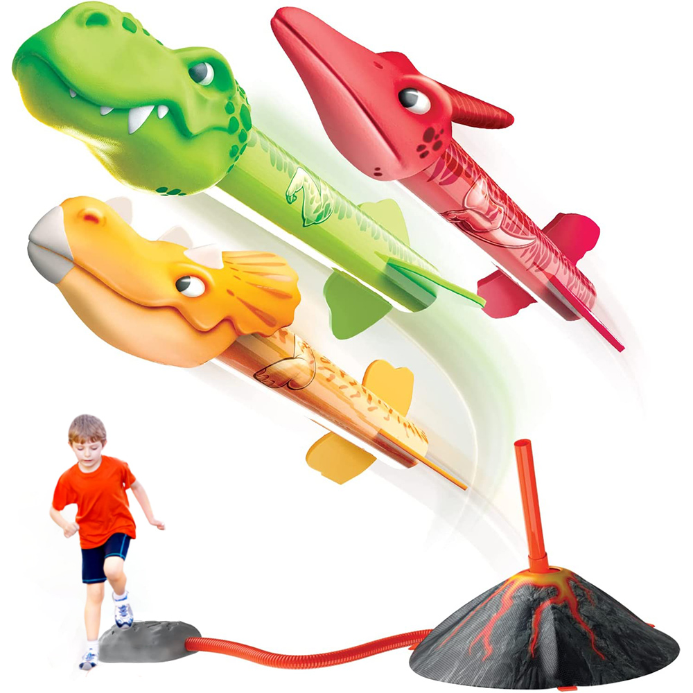 Factory Dinosaur Rocket Launcher Toy outdoor play game toy for kids