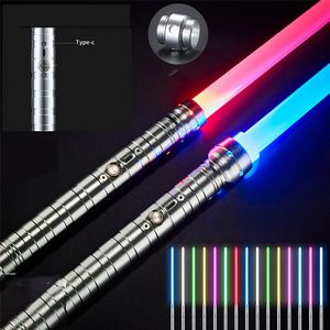 Hot Sale 2024 2 In 1 Lightsaber Toy TYPE-C 15 Color Starwars Laser Sabre Sword Prop Metal Laser Blade RGB NEO Lightsaber