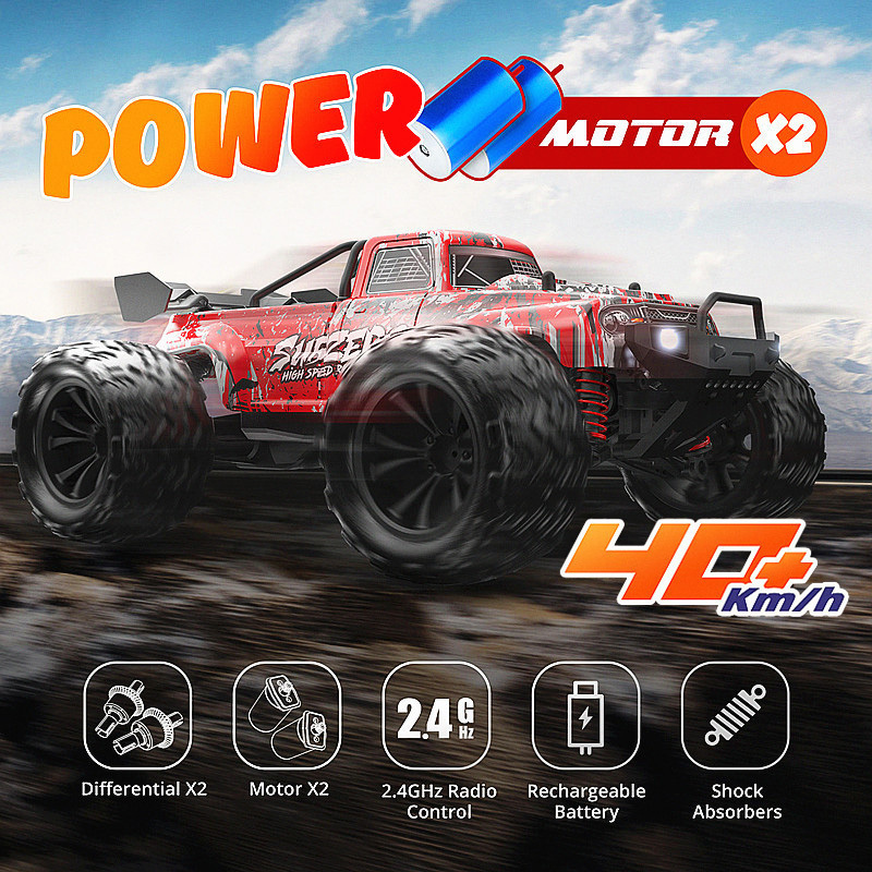 Kouyikou Factory 1/16 4WD RC Drift Car Carrinho De Controle Remoto Off-road Truck Climbing RC Cars Toy