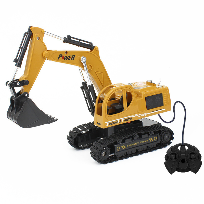 Kouyikou simulation remote control crawler excavator rc excavator full metal hydraulic children cars toys