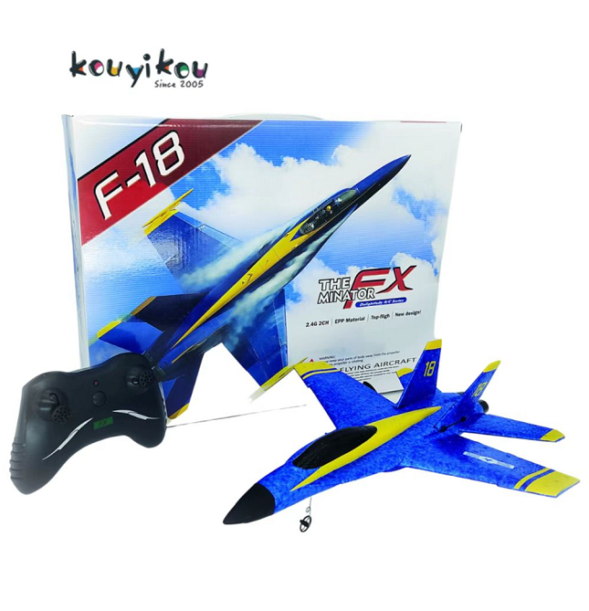 Kouyikou jugetes para ninos rc plane anti-fall unbreakable flying rc toy su 35 fast electric rc plane adults airplane