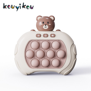 Kouyikou Push Puzzle Game Machine Light Up Pop Game Pop Pro It Bubble Toy for Kids Teens Adults