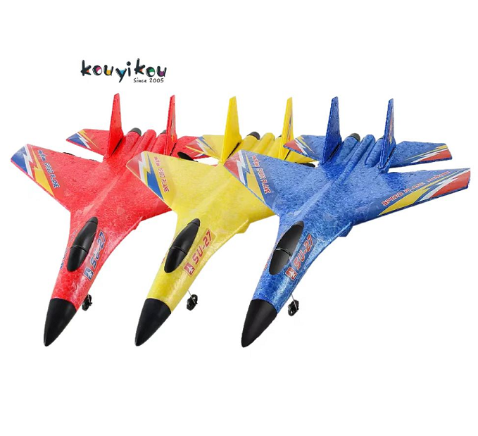 KYK juguetes 2022 aircraft model su 35 air plane flying rc toy radio remote control rc  toys epp throw airplane glider toy plane