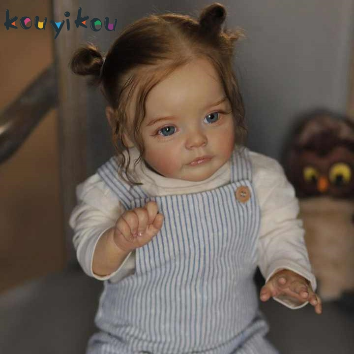 Kouyikou 2024 New Realistic Reborn Dolls Custom Full Vinyl Reborn Soft Silicone Full Body Real Life Bebe Doll