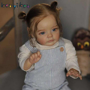 Kouyikou 2024 New Realistic Reborn Dolls Custom Full Vinyl Reborn Soft Silicone Full Body Real Life Bebe Doll