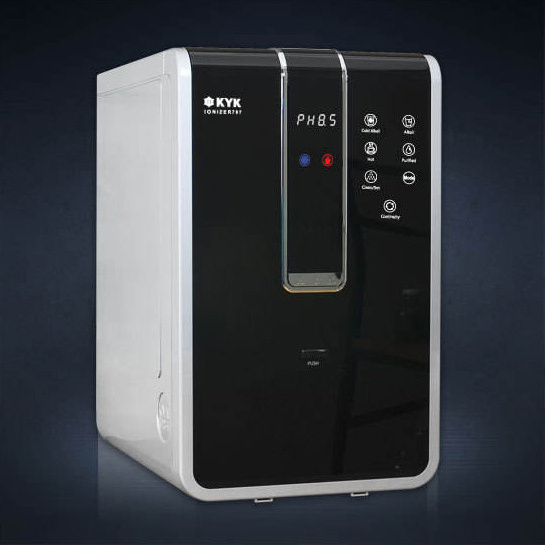 Korea KYK 707/Auto-hide water tap machine/High Quality Alkaline Water Ionizer maker/4 Plates Hot and cold water dispenser