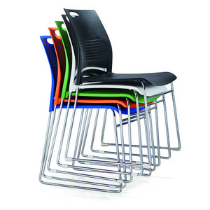 Design Office Student Training Chair Comfortable Stacking Office Chairs Metal Frame Stackable Plastic Iron Cheap Price New 50pcs