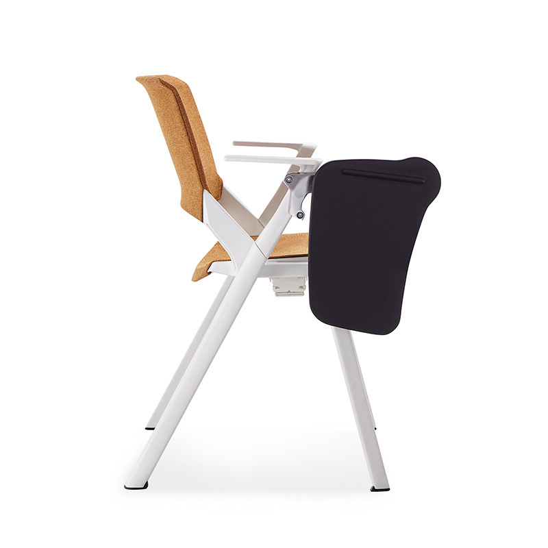 Factory direct sales training chairs with armrests writing boards office reception negotiations stackable training chairs