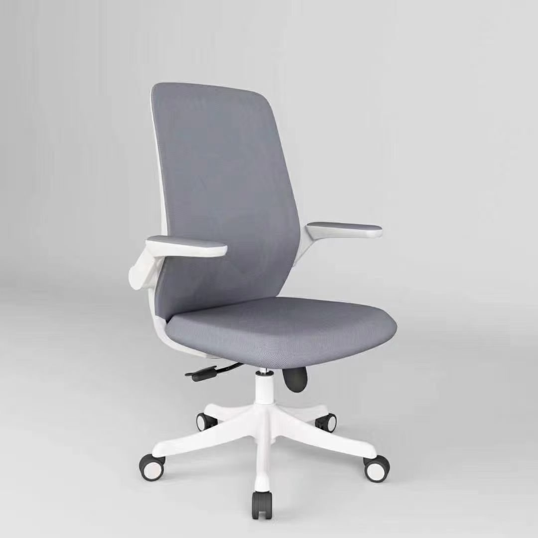 Modern New Design Mesh Office Chair White Frame Black Frame 3D Handril PP Staff Comfort Ergonomics Computer Office Chair