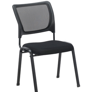 Office chair stacking metal frame student chair black metal guest conference room chairs