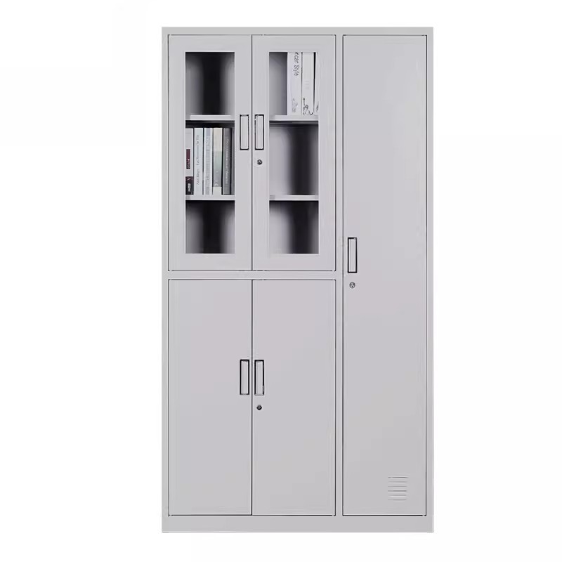 Kilosit glass-door file cabinet Iron sheet collecting durable data files Treasury Office storage storage cabinet