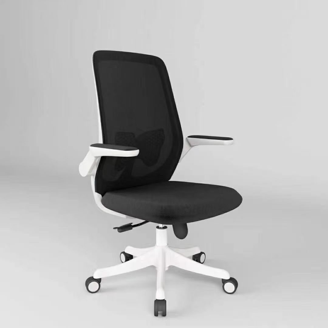 Modern New Design Mesh Office Chair White Frame Black Frame 3D Handril PP Staff Comfort Ergonomics Computer Office Chair