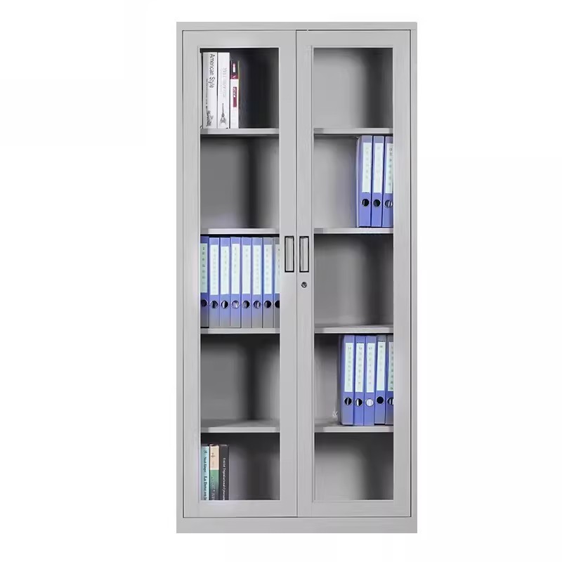 Kilosit glass-door file cabinet Iron sheet collecting durable data files Treasury Office storage storage cabinet