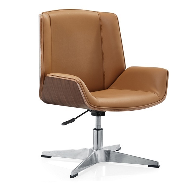 Hot Selling Simple Style Leather Executive Thailand Mini Throne White Swivel Chair Judge Leather Chair