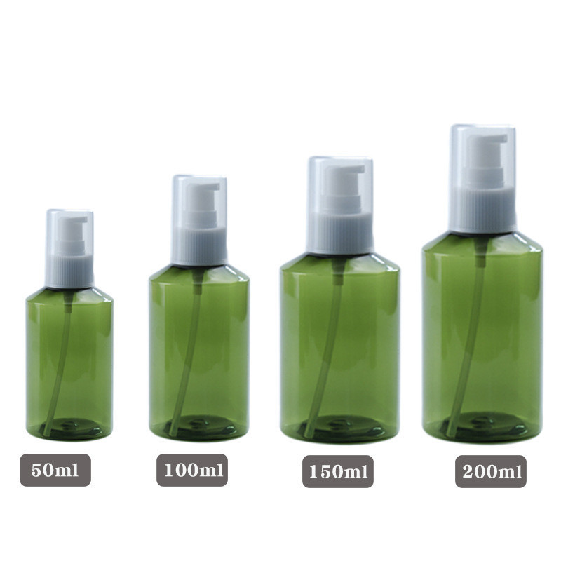 50ml 100ml 150ml 200ml Blackish Green Plastic Pet Spray Bottle Foam Pump Bottle For Cosmetic