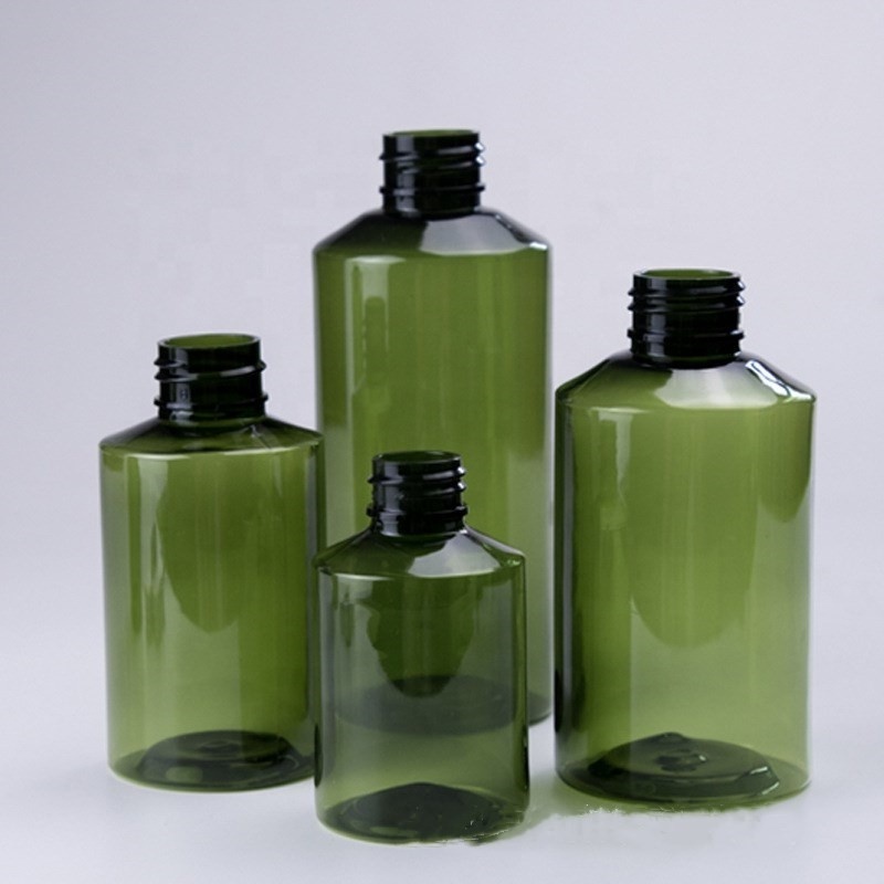 50ml 100ml 150ml 200ml Blackish Green Plastic Pet Spray Bottle Foam Pump Bottle For Cosmetic