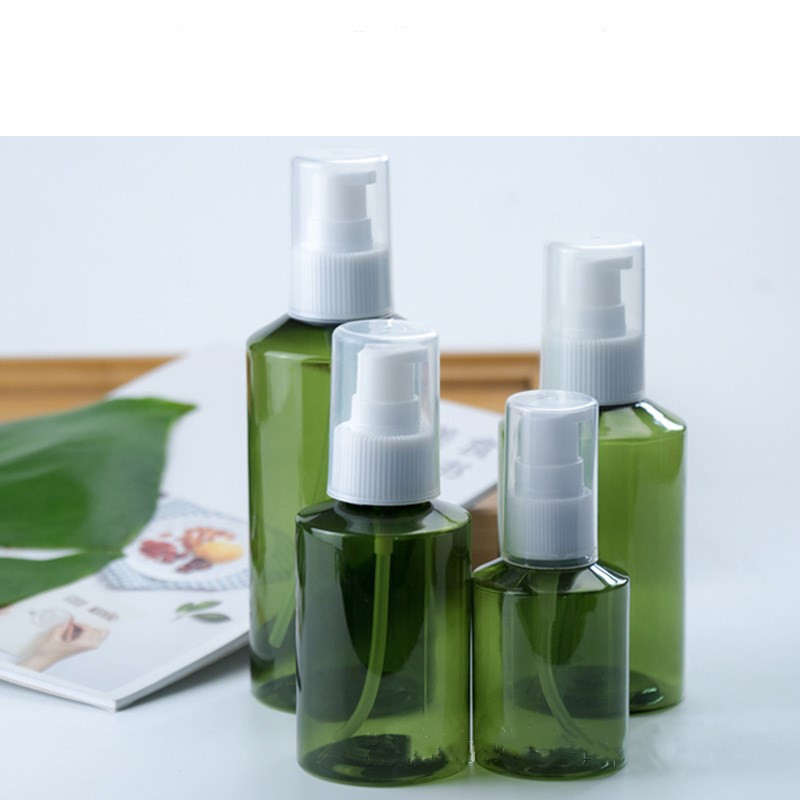 50ml 100ml 150ml 200ml Blackish Green Plastic Pet Spray Bottle Foam Pump Bottle For Cosmetic