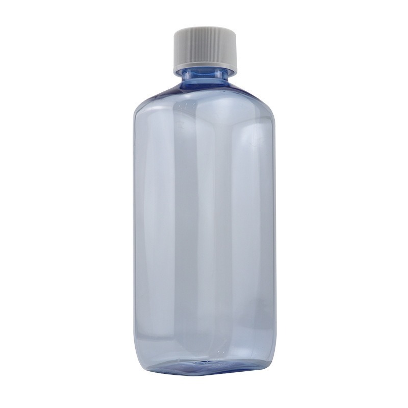 500ml/16OZ Clear PET Container Pharmaceutical Cough Syrup Liquid Oral Plastic Bottle