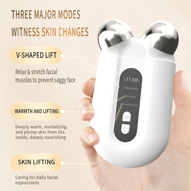 Anti-wrinkle Double Chin Remover V Line Face Microcurrent Facial Toning Beauty Device Facial Lifting EMS Face Massage