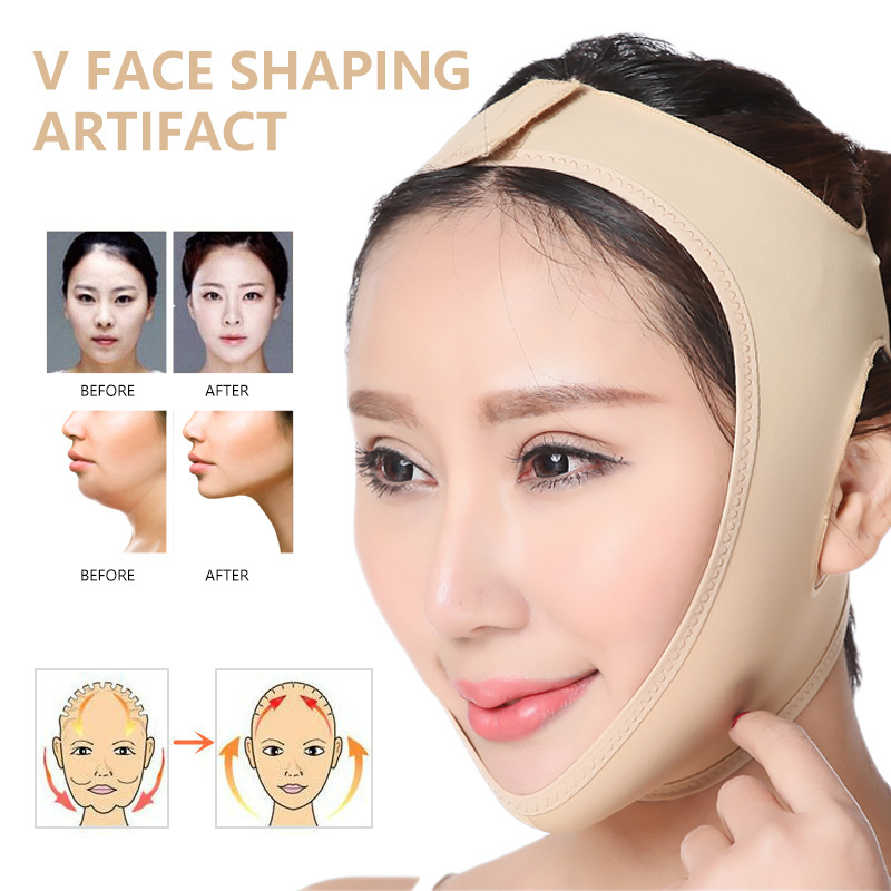 Wholesale Face V-Line Lift Up Belt,Cheek Chin Shaper Mask Strap,Facial Thin Slimming Bandage