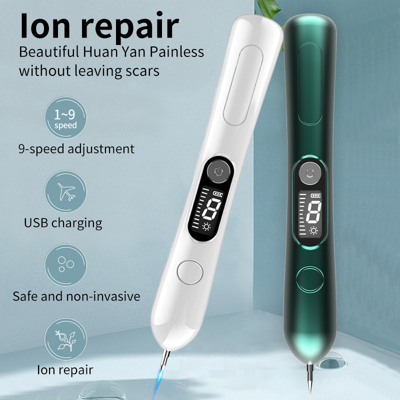 LCD Plasma Pen LED Lighting Laser Tattoo Mole Removal Machine Face Care Skin Tag Removal Freckle Wart Dark Spot Remover