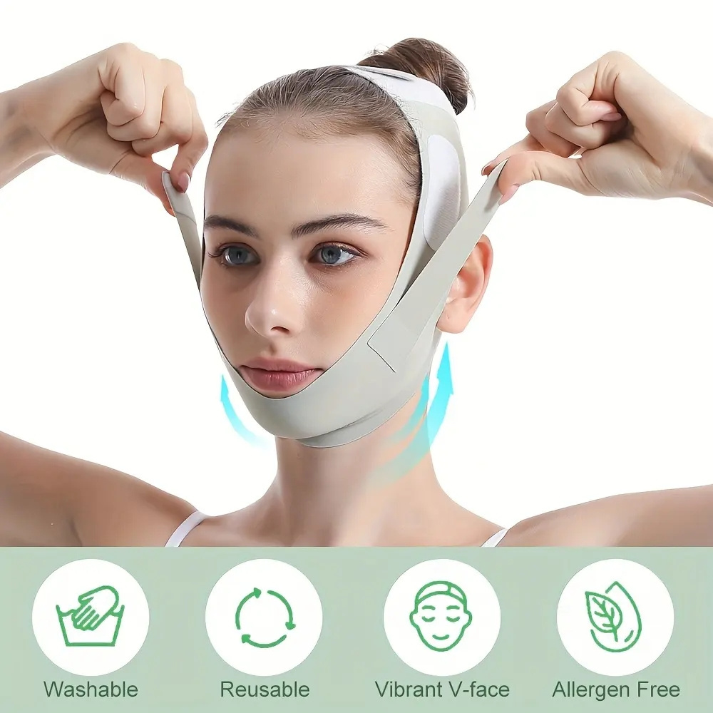 Face Slimming Bandage face v shaper facial slimming bandage relaxation face bandage