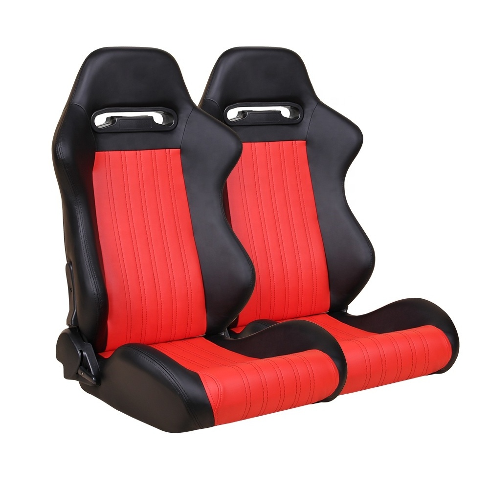 Customizable LOGO Hot Selling New Design gaming Bucket Carbon Fiber Back Single car Racing Seat