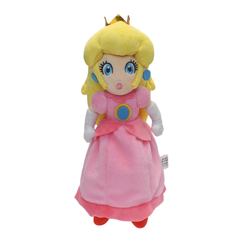 Hot Sale Mario Princess Peach Plush Toys Cartoon Anime Film Dolls Action Figure Soft Plush Doll Toy Model Kids Stuffed