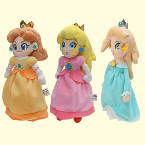 Hot Sale Mario Princess Peach Plush Toys Cartoon Anime Film Dolls Action Figure Soft Plush Doll Toy Model Kids Stuffed