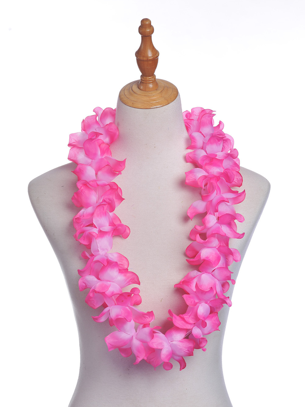 Island Party Flower Neck Ring KN-hl006s 100CM Artificial Silk Flower Lei Hawaii Hula Girl Dance Wear Woman Necklace Aloha